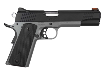 Picture of Kimber America Custom LW Shadow Ghost, Semi-automatic, 1911, Full Size, 45 ACP, 5" Barrel, Matte Finish, Black Slide with Gray Frame, Rubber Grips, Manual Safety, Fiber Optic Front Sight, 8 Rounds, 1 Magazine, California Compliant 3700693CA
