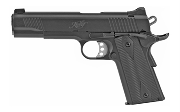 Picture of Kimber America Custom II Cali, 1911, Semi-automatic, Metal Frame Pistol, Full Size, 45 ACP, 5" Barrel, Carbon Steel Match Grade Barrel, Steel, Matte Finish, Black, Rubber Grips, Manual Safety, 7 Rounds, Right Hand, California Compliant 3200001CA