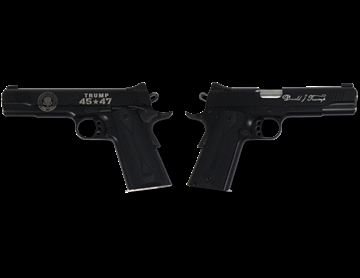 Picture of KIMBER CUSTOM LIBERTY TRUMP 45/47 1911 5" 45ACP BLACK 1-7RD MAG    3000500-TRUMP