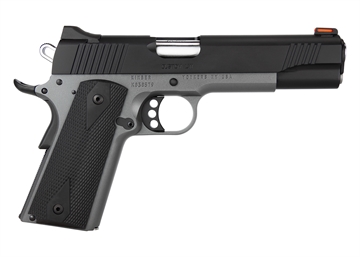 Picture of Kimber America Custom LW Shadow Ghost, Semi-automatic, 1911, Full Size, 9MM, 5" Barrel, Matte Finish, Black Slide with Gray Frame, Rubber Grips, Manual Safety, Fiber Optic Front Sight, 9 Rounds, 1 Magazine, California Compliant 3700786CA