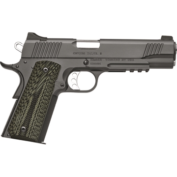 Picture of Kimber Mfg, Inc TLE II 10mm Auto 8+1 5" Stainless Match Grade Barrel, Matte Black Serrated Steel Slide, Matte Black Steel Frame w/Beavertail & Picatinny Rail, Aggressively Textures G-10 Grip 3200338
