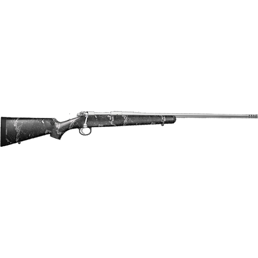 Picture of Kimber America Hunter, Pro Desolve, Bolt Action Rifle, 308 Winchester, 22" Barrel, Muzzle Brake, Matte Finish, Silver, Fiber Re-enforced Polymer Stock, Desolve BAK Pattern, 3 Rounds 3000880