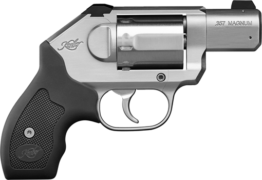 Picture of Kimber America K6S Stainless, Double Action Only, Revolver, Small Frame, 357 Magnum, 2" Barrel, Match Grade Barrel, Stainless Steel, Brushed Finish, Silver, Rubber Grip, Tritium Night Sights, Non-Manual Safety, 6 Rounds, California Compliant 3400004CA