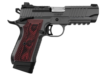 Picture of KIMBER KDS9C GRAY W/ HIGH TEXTURE RED GRIPS RL 9MM 4.09IN BARREL 18RD 3100024