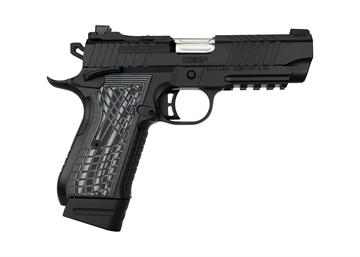 Picture of Kimber Mfg.,inc KDS9C Rail 9mm 15+1 18+1 4.09" KimPro Black Front and Rear Serrations Stainless Steel G-10 Grip 3100014