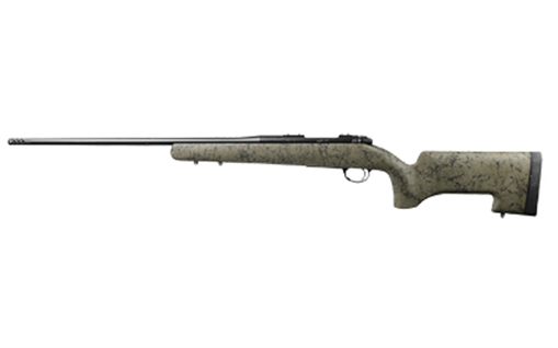 Picture of Kimber America Moutain Ascent Peak, Bolt Action Rifle, 280 Ackley Improved, 24" Threaded Barrel, 7/16x28 Thread Pitch with 5/8x24 Adapter, Muzzle Brake, Camo H-S Precision Stock, KimPro II Finish, Black, 4 Rounds 3000925