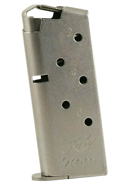 Picture of Kimber Mfg, Inc Micro 9 6rd Flush Fit 9mm Luger Silver Stainless Steel 1200846A