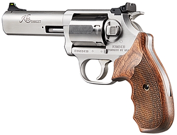 Picture of Kimber Mfg, Inc K6S Combat *CA Compliant DA/SA 357 Mag 6 Shot 4" Brushed Stainless Steel Barrel & Cylinder, Brushed Stainless Stainless Steel Frame, Diamond Checkering Grip, Exposed Hammer 3400031CA