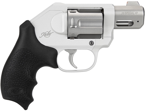 Picture of Kimber Mfg, Inc K6XS Small 38 Special +P 6 Shot 2" Glass Bead Stainless Steel Barrel, Silver KimPro II Aluminum Frame, Black Hogue Rubber Grip, Concealed Hammer 3400034