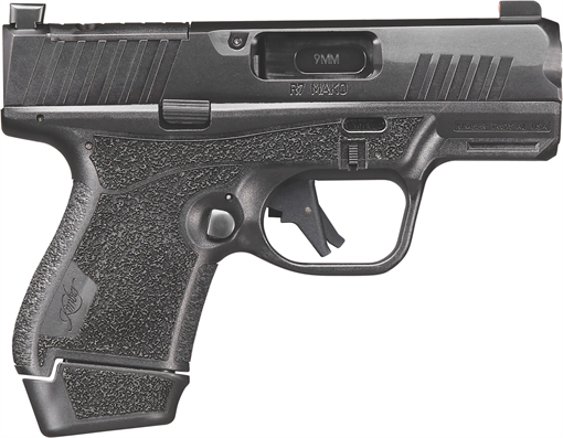 Picture of Kimber America R7 Mako, Semi-automatic, Striker Fired, Polymer Frame Pistol, Compact, 9MM, 3.37" Barrel, Matte Finish, Black, Optics Ready, Night Sights, 5 Magazines, (1)-11 Round, (1)-13 Round and (3)-15 Round, Includes MFT Holster and Range Bag 3800034