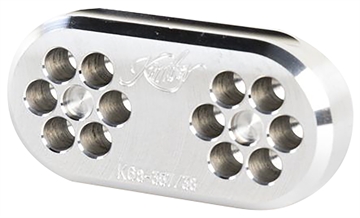 Picture of Kimber Mfg.,inc K6S 2 Position Loading Station Compatible w/ 38 Special/357 Magnum Silver Aluminum 4100022