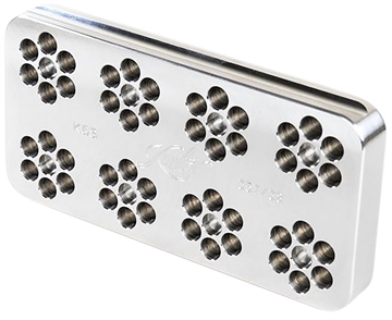 Picture of Kimber Mfg.,inc K6S 8 Position Loading Station Compatible w/ 38 Special/357 Magnum Silver Aluminum 4100023
