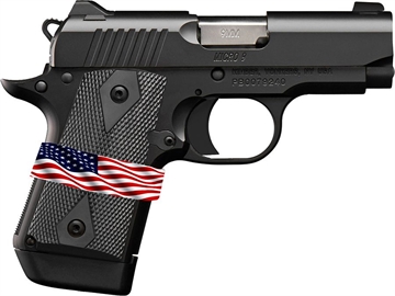 Picture of Kimber Mfg, Inc Micro 9 Liberty Micro Frame 9mm Luger 7+1 3.15" Stainless Ramped Barrel, KimPro II Black Serrated Stainless Steel Slide, Kimpro II Black Aluminum Frame w/Beavertail 3300244