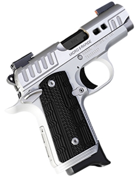 Picture of Kimber Mfg.,inc Micro 9 Rapide Frost 9mm 7+1 3.15" Brushed Stainless/Silver KimPro II Black G10 Grip 3300237