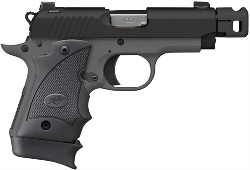 Picture of Kimber Mfg.,inc Micro 9 MC TP 9mm 7+1 3.65" KimPro Black Stainless Steel Slide KimPro Gray Black Hogue Rubber Wraparound Grip 3300246