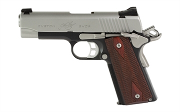 Picture of Kimber America Pro CDP II, Semi-automatic, 1911, Compact, 45 ACP, 4" Barrel, Matte Finish, Black Frame, Silver Slide, Rosewood Grips, Ambidextrous, Manual Safety, Tritium Night Sights, 7 Rounds, California Compliant 3200055CA