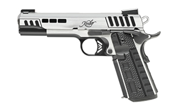 Picture of Kimber America RAPIDE, SCORPIUS, Semi-automatic, 1911, Full Size, 10MM, 5" Barrel, Silver, G10, Manual Safety, TRUGLO TFX Tritium/Fiber-Optic Day/Night, 8 Rounds 3000426