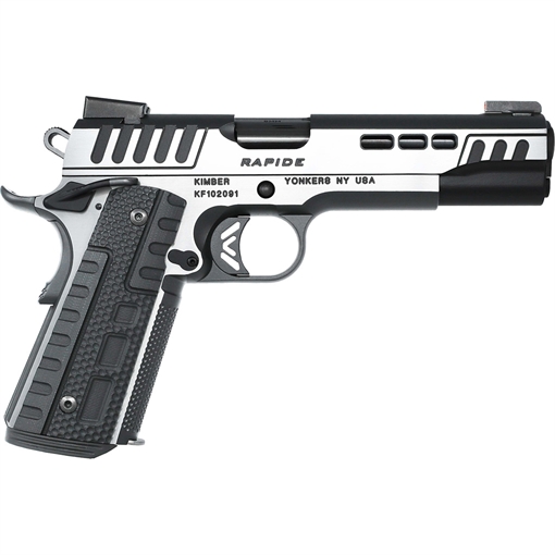Picture of Kimber Mfg.,inc Rapide Scorpius 9mm 9+1 5" Black KimPro II w/ Brush Polished Flats Stainless Steel Slide G10 Grip 3000421