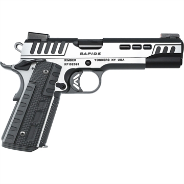 Picture of Kimber Mfg.,inc Rapide Scorpius 9mm 9+1 5" Black KimPro II w/ Brush Polished Flats Stainless Steel Slide G10 Grip 3000421