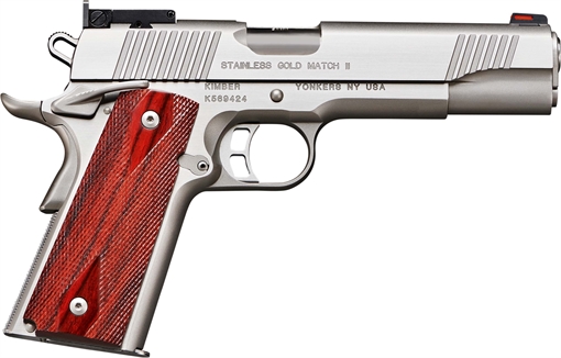 Picture of KIMBER STAINLESS GOLD MATCH II 1911 45ACP 5" 8RD CA COMPLIANT 3200009CA