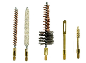 Picture of KleenBore 556-SET MSR/AR Platform Accessory Cleaning Set #8-32 Thread Cotton Mop Bore Brush Bronze Bristles 556SET