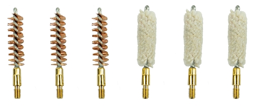 Picture of KleenBore 9-SET Handgun Brush & Mop Set .38/ .357/ 9mm #8-32 Thread 9SET