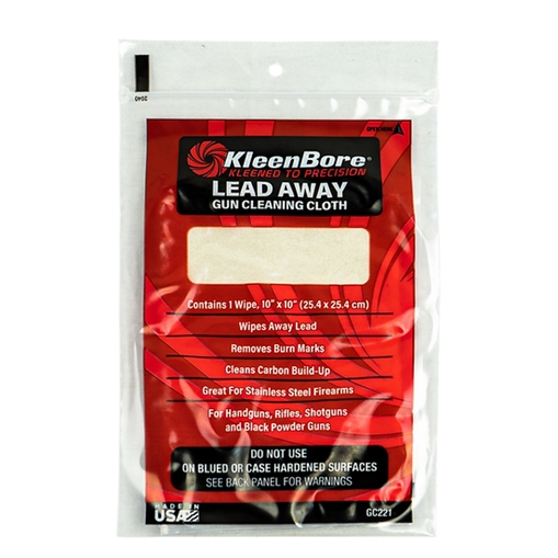 Picture of KleenBore Lead Away Gun Cloth 10" x 10" Treated Cotton GC221