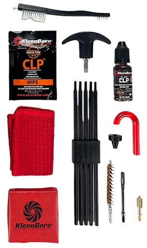 Picture of KleenBore Rifle Classic Cleaning Kit .35/ 9mm PCC Cal Carbine Rifle Nylon Bristles Phosphor Bronze Bristles K309