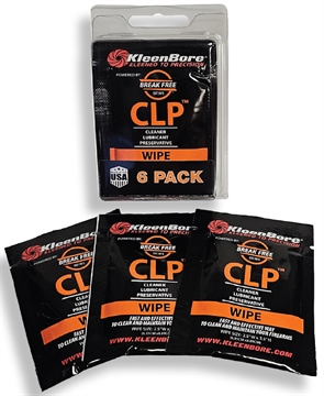 Picture of Kleen-Bore CLP Wipe, Powered By Break Free, Cleaning Wipes, 6 Pack KB-BF-6PK KBBF6PK