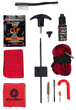 Picture of Kleen-Bore Dual-Kleen, Cleaning Kit, Includes Pull Through Rope Cleaner, Phosphor Bronze Bore Brush, Precision Barbed Point Jag, .223/5.56 KDS-556