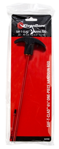Picture of KleenBore SAF-T-CLAD Cleaning Rod .22 - .45 Cal Handgun 6.5" w/Swivel Handle SAF302