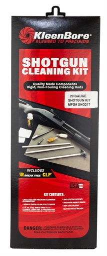 Picture of KleenBore Classic Cleaning Kit 20 Gauge Shotgun SHO217