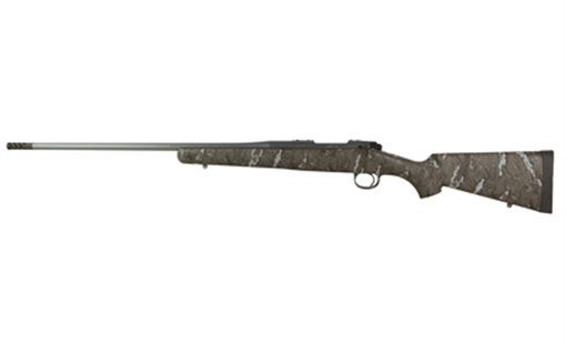 Picture of Kimber America Hunter, Pro Desolve, Bolt Action Rifle, 308 Winchester, 22" Barrel, Muzzle Brake, Matte Finish, Silver, Fiber Re-enforced Polymer Stock, Desolve BLAK Pattern, 3 Rounds, Includes Bipod 3700820
