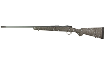 Picture of Kimber America Hunter, Pro Desolve, Bolt Action Rifle, 6.5 Creedmoor, 22" Barrel, Muzzle Brake, Matte Finish, Silver, Fiber Re-enforced Polymer Stock, Desolve BAK Pattern, 3 Rounds, Includes Bipod 3700819