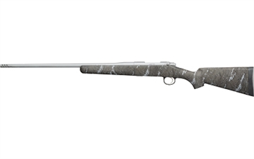 Picture of Kimber America Hunter, Pro Desolve, Bolt Action Rifle, 6.5 Creedmoor, 22" Barrel, Muzzle Brake, Matte Finish, Silver, Fiber Re-enforced Polymer Stock, Desolve BAK Pattern, 3 Rounds 3000881
