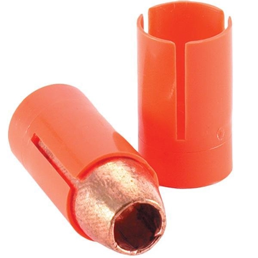 Picture of Knight Muzzleloading Red Hot Muzzleloader Bullets .50 cal 300 gr Orange EZ Load Sabot 20/ct M900591