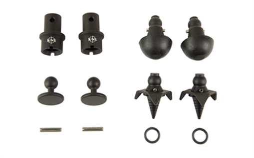 Picture of KNS Precision, Inc. Snapfoot, Quick Change Modular Bipod Kit, Fits Magpul Bipods, Matte Finish, Black Snapfoot-Magpul Kit