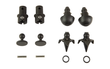 Picture of KNS Precision, Inc. Snapfoot, Quick Change Modular Bipod Kit, Fits Magpul Bipods, Matte Finish, Black Snapfoot-Magpul Kit