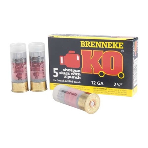 Picture of Brenneke Usa 12 GAUGE 2-3/4'' 1 OZ RIFLED SLUG 5/BOX SL-122KO
