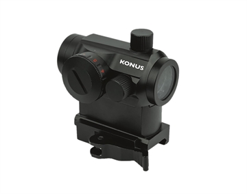 Picture of Konus Pro Nuclear Matte Black 1x22mm 3 MOA Red/Green Dot Reticle 7214 698156072141