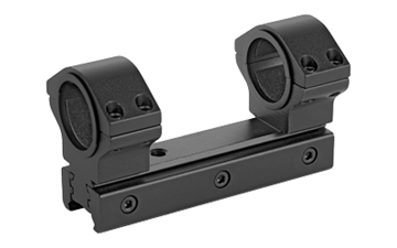 Picture of Konus One-Piece Ring Mount, Fits 32mm to 52mm Objective Lenses, For 1" and 30mm Scopes, Matte Black 7237
