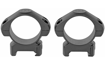 Picture of Konus Medium 30mm Steel Ring Mounts, Weaver/Picatinny, Ring, Matte Black, Fits Up To 44mm Objective Lens 7404