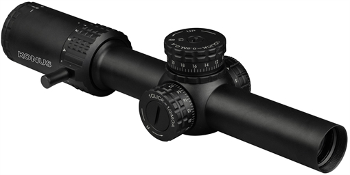 Picture of Konus Sultan 1-10x24 30mm Tube Illuminated Engraved Ballistic Circle Reticle 7193