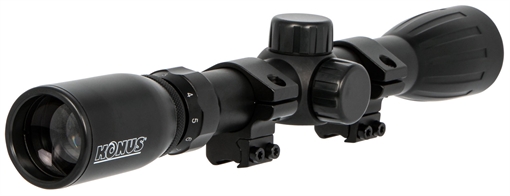 Picture of Konus KonusFire Matte Black 3-9x32mm 1" Tube 30/30 Reticle Includes Mounting Rings 7351