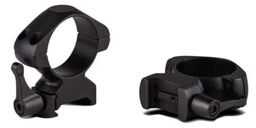 Picture of Konus 2-Piece Steel Riflescope Rings With Quick Release Lever 1" High - Matte Black 69815600 7406