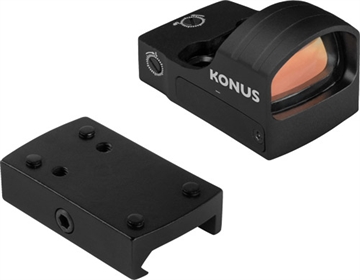 Picture of Konus Fission 3.0 Matte Black 1 x 0.98" x 0.70" 4 MOA Red Dot 7205