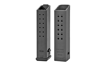 Picture of KRISS USA, Inc Magazine Extension, 10MM, +18 Rounds, Black, Fits Kriss VECTOR, 3 Pack, Fits Glock 20 Magazines KVA-MX2K10BL01