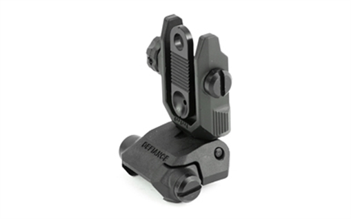 Picture of Kriss USA Defiance Rear Flip-Up Black AR-15 Low Profile Polymer DAPRSBL00