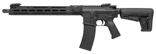 Picture of Kriss USA DMK22C Arca Full Size 22 LR 25+1 16.50" Black Nitride Steel Threaded Barrel, Black Aluminum Receiver, Arca Swiss Handguard, Black Synthetic 6 Position Stock DM22CBL04