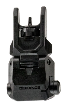 Picture of Kriss USA Defiance Front Flip-Up Black AR-15 Low Profile Steel DAFSBL00